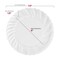 Smarty Had A Party Clear Flair Plastic Dinnerware Value Set (144 Dinner Plates + 144 Salad Plates), 288PK 210CLVP-CASE - alternate 5