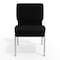 Flash Furniture Black Fabric Church Chair, PK4 4-XU-CH0221-BK-SV-GG - alternate 4