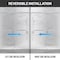 Anzzi 76in x 44-48 in. Frameless Sliding Shower Door in Polished Chrome , 3/8in Tempered Clear Glass SD-AZ21-01CH - alternate 5