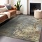 Homeroots 5' X 8' Taupe Gray And Beige Abstract Washable Indoor Outdoor Area Rug 618245 - alternate 6
