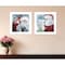 Homeroots Set Of Two Santas Blessings 5 White Framed Print Wall Art, 2PK 408165 - alternate 2