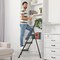 Wrightmaster 3-Step Lightweight Steel Step Stool, 9 ft. Reach with Safety Lock, 800 lb. Capacity, Black ZoroLDR-BT3S-BK - alternate 4