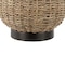 Jonathan Y Chakrii 25" Rustic Bohemian Iron/Rattan LED Table Lamp with Pull-Chain, Oil Rubbed Bronze/Dark Brown JYL4044B - alternate 5