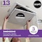 Simply 20x20x1 Merv 13, Pleated Air Filter, High Capacity, 12PK S-13-12-20201 - alternate 3