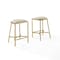 Crosley Ellery 2-Piece Counter Height Bar Stool Set CF502624GL-OL - alternate 1
