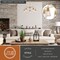 Vaxcel Harper 5-Light 27 in W Brass Gold Mid-Century Modern Chandelier, Clear Glass Ceiling Fixture H0294R - alternate 4