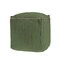 Homeroots 18" Moss Green And Natural Cotton And Jute Cube Pouf Ottoman 551552 - alternate 6