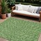 Homeroots 10' X 14' Green Blue And Ivory Polka Dot Washable Indoor Outdoor Area Rug 599039 - alternate 1