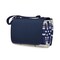 Picnic Time Family Of Brands Blanket Tote Outdoor Picnic Blanket, Blue Stripe Pattern with Navy Flap 820-00-107-000-0 - alternate 6