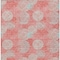 Homeroots 5' X 8' Salmon Ivory And Sky Blue Polka Dot Washable Indoor Outdoor Area Rug 614708 - alternate 5