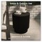 Leisuremod Eden 14 in Round Stone Side Table, Weatherproof Pedestal Base, Fully Assembled EST14BL - alternate 5
