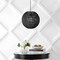 Jonathan Y Luna 15.75" 1-Light Bohemian Modern Woven Rattan/Iron LED Pendant, Black JYL6503C - alternate 6