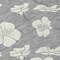 Homeroots 8' Gray And Ivory Round Floral Washable Indoor Outdoor Area Rug 599888 - alternate 5