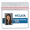 Sicurix Sealable Cardholder, Horizontal, 3.75 x 2.62, Clear, 50PK BAU47830 - alternate 1