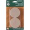 Shepherd Hardware Slider Pad, Felt Cloth, Beige, 2-1/2 in Dia, 1/2 in Thick, Round 9408 - alternate 2