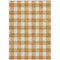 Homeroots 8' X 10' Orange And Beige Plaid Washable Indoor Outdoor Area Rug 595418 - alternate 6