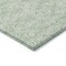 Homeroots 9' X 12' Mint Green Artichoke Green And Ivory Geometric Washable Indoor Outdoor Area Rug 583376 - alternate 6