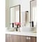 Amerock Glacio Clear/Matte Black Contemporary 8 in. 203 mm Towel Bar BH36065CMB - alternate 3