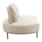 Homeroots 75" Beige Fabric Sofa 667656 - alternate 3