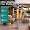 Serenelife Infrared Patio Heater, Electric Patio Heater with Remote Control, 1500 W, Indoor/Outdoor Heaters for SLOHT42 - alternate 5