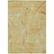 Homeroots 3' X 5' Gold Copper And Brown Geometric Washable Indoor Outdoor Area Rug 594785 - alternate 2