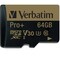 Verbatim 64Gb Proplus 600X Microsdxc Memory Card w/ Adapter, Uhs-1 U3 Class 10 44034 - alternate 2