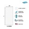 Nanolap PSA Lapping Film, 2 Pc 0.3 Micron (60,000 Grit), 4-0.25 in x 11 in Microfinishing Fine Sanding Paper 61537N - alternate 3