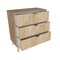 Homeroots 30" Natural Wood Three Drawer Dresser 552259 - alternate 6