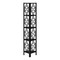 Homeroots Espresso Metal Four Tier Corner Bookcase 376535 - alternate 7