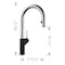 Blanco Urbena Pull-Down 1.5 GPM, Chrome/Coal Black 526398 - alternate 6