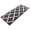 Lavish Home Bathroom Rug Long Non Slip Bath Mat with Trellis Pattern Extra Soft Absorbent Cotton Bath Mat Runner 67-0029-CH - alternate 5