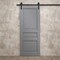 Sartodoors Modern Barn Door 32 x 80 inches, Ego 5012 Painted Grey Oak, 6.6FT Rail Track Heavy Hardware Set,  EGO5012BD-B-SEK-32 - alternate 4