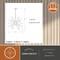 Vaxcel Estelle 12-Light 27.5 in W Polished Nickel Mid-Century Modern Sputnik Pendant Ceiling Fixture P0196R - alternate 6