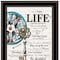 Homeroots Set Of Two Life or Home 2 Black Framed Print Wall Art, 2PK 406014 - alternate 2