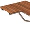 Homeroots 14" X 30" Brown Teak Rectangular Shower Bench 549340 - alternate 3