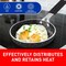 Bakken-Swiss Mini Nonstick Egg and Omelet Pan Set, 5.5in Marble Coating, Eco-Friendly, 2PK BKCWMIN88 - alternate 4