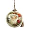 Homeroots Winter Wreath Forest Santa Hand Painted Mouth Blown Glass Ornament 477547 - alternate 4
