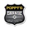 Signmission Poppy's Garage I Can Fix Everything But Stupid, 12 Inch X 12 Inch, Plastic Sign SHI-P-12-490-POPPY - alternate 1
