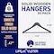 Lifemaster Wooden Hangers, Swivel Hook, Non-Slip, Pants Bar, Holds 10 lbs, Brown, 30PK LMWD30BW - alternate 3