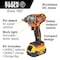 Klein Tools Battery-Operated Compact Impact Wrench, 1/2-Inch Detent Pin, Full Kit BAT20CW1 - alternate 5