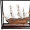 Homeroots 39" Wood Brown San Felipe Large Table Top Display Hand Painted Decorative Boat 401849 - alternate 3