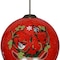 Homeroots Reindeer with Plaids and Cardinals Hand Painted Mouth Blown Glass Ornament 477498 - alternate 4