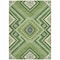 Homeroots 5' X 8' Green Ivory And Beige Tribal Washable Indoor Outdoor Area Rug 598119 - alternate 7