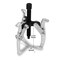 Perform Tool Gear Puller 3 In Jaw Spread; 3 Jaw; Chrome Plated; Alloy Steel W135P - alternate 2