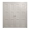 Sartodoors Sliding Closet Double Bi-fold Doors 96 x 96 inches, Ego 5010 Painted White Oak, Sturdy Tracks Mold EGO5010DBF-PWO-96x96 (4* 24x96) - alternate 1