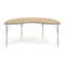 Flash Furniture Commercial Adjustable Height Kidney Activity Table-Standard Legs in LT NAT XU-A4872-KIDNY-LTNAT-T-A-GG - alternate 5