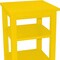 Homeroots 28" Yellow Solid Wood Nightstand 548315 - alternate 3