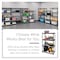 Iron Horse 2300 Riveted Steel Wire Deck Shelving 4-Shelf Unit, 18" D x 36" W x 60" H, Black 22129 - alternate 5