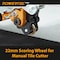 Powertec Tungsten Carbide Scoring Wheel w/ Gold Titanium Coating 22mm Tile Cutting Wheel w/ Screw 72089N - alternate 5
