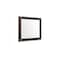 Homeroots 33" Brown and Gold Wood Framed Accent Mirror 510890 - alternate 4